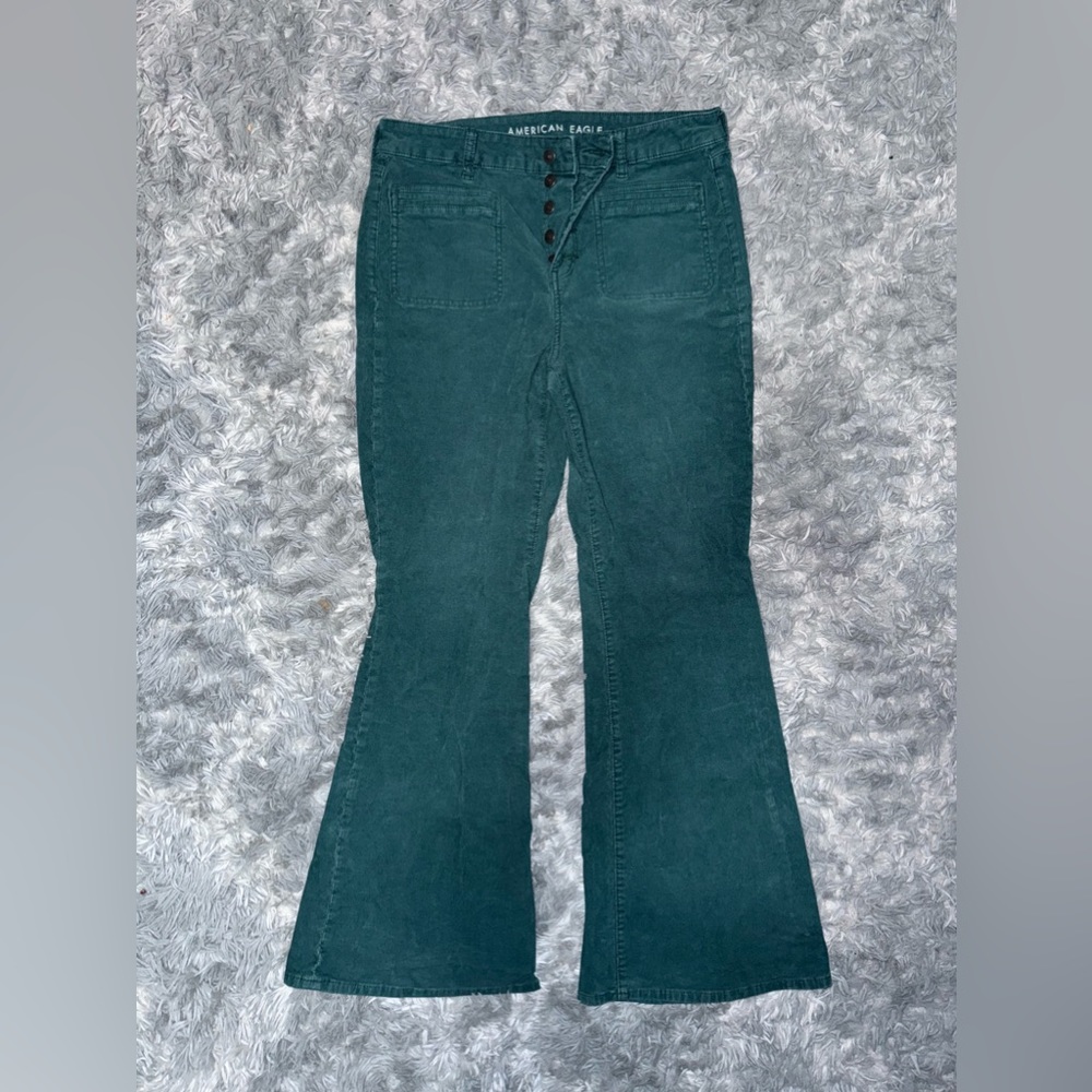AE Stretch Corduroy Super High-Waisted Flare Pant
